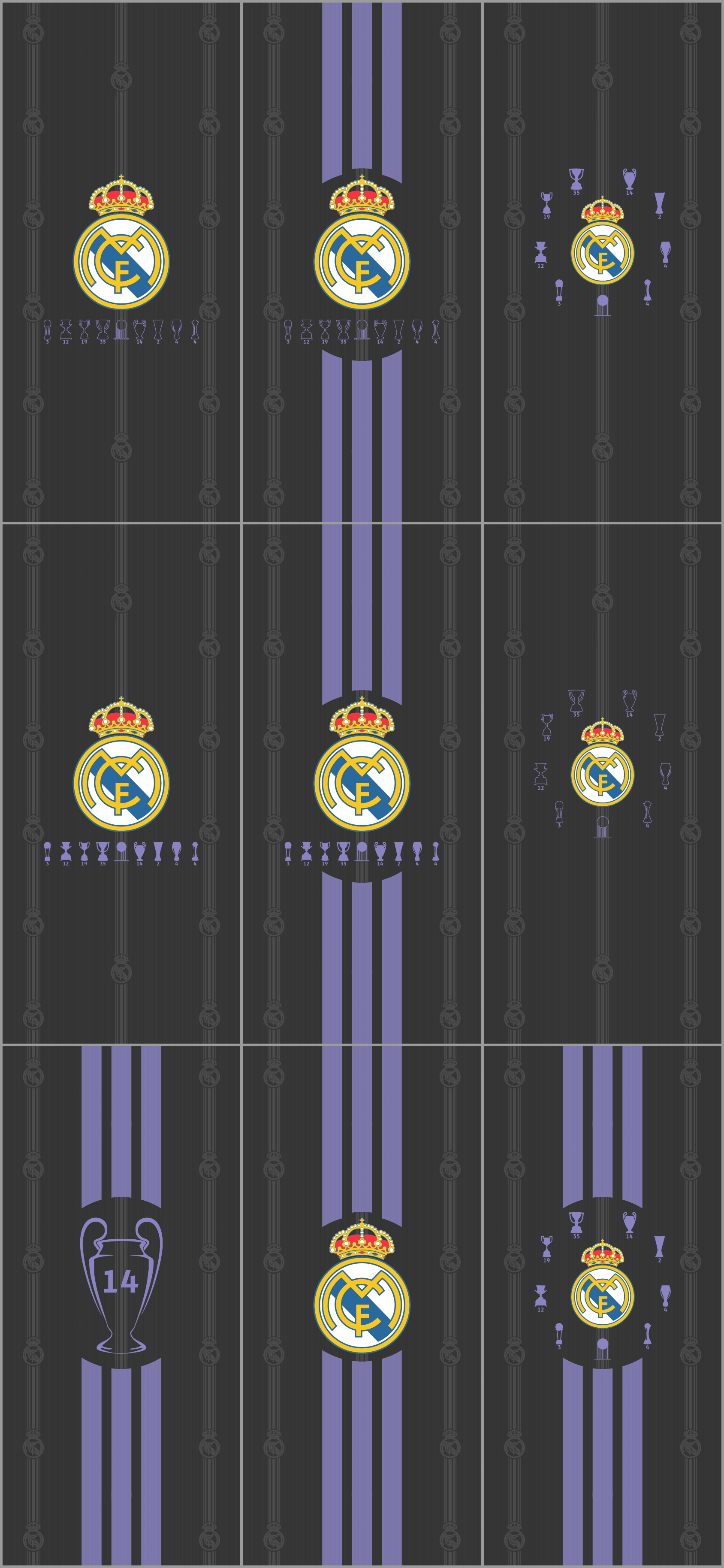 Real Madrid Dark Phone Wallpaper