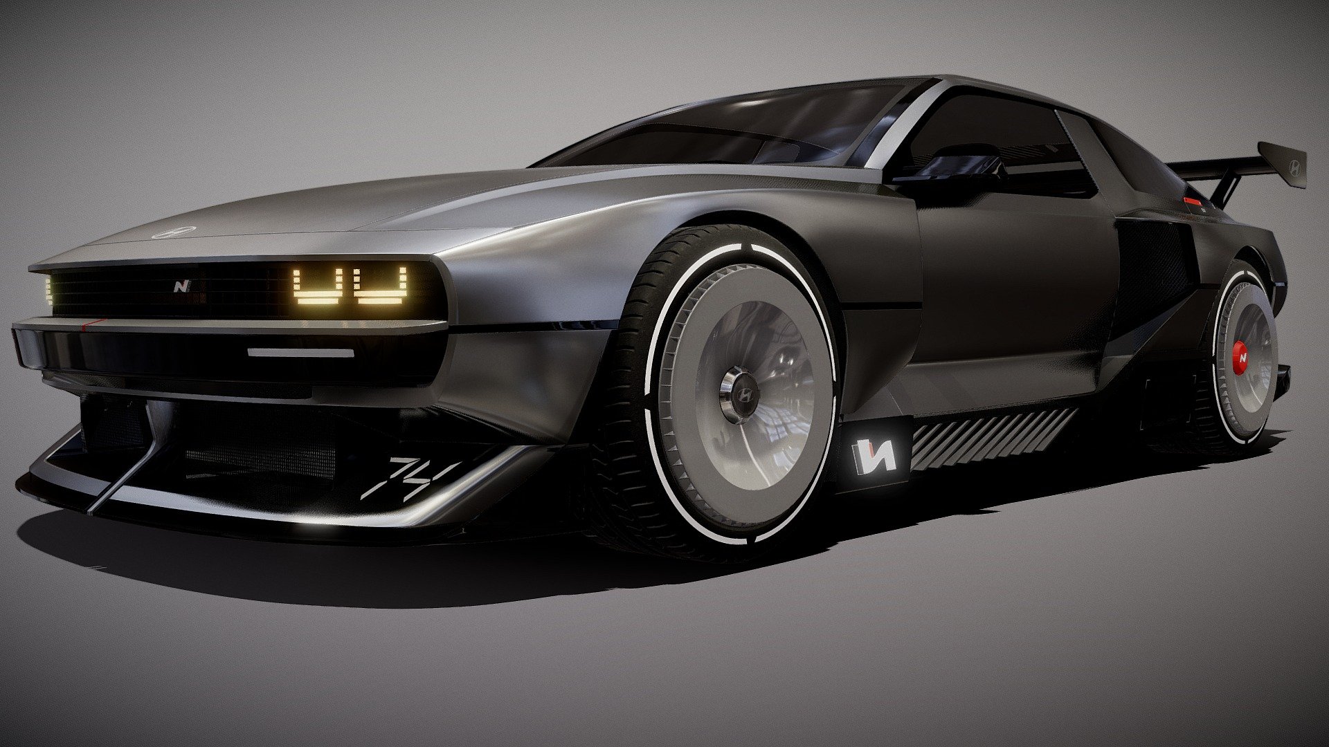 Hyundai N Vision 74 Royalty Free 3D model by eMirage [afca5ee]