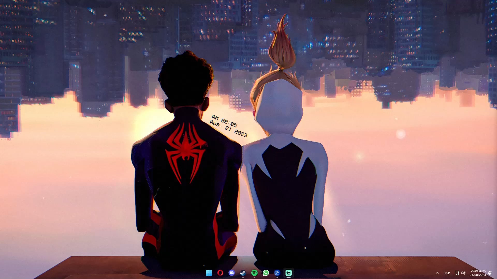 Spider Man: Across The Spider Verse Animated Wallpaper (Audio Visualizer)