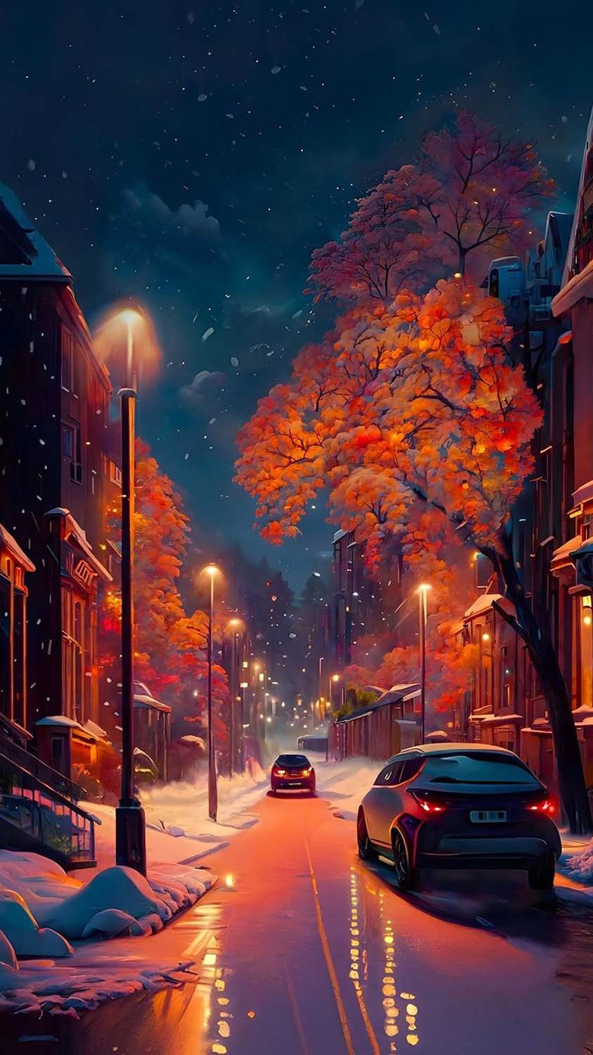 Street Lights iPhone Wallpaper HD