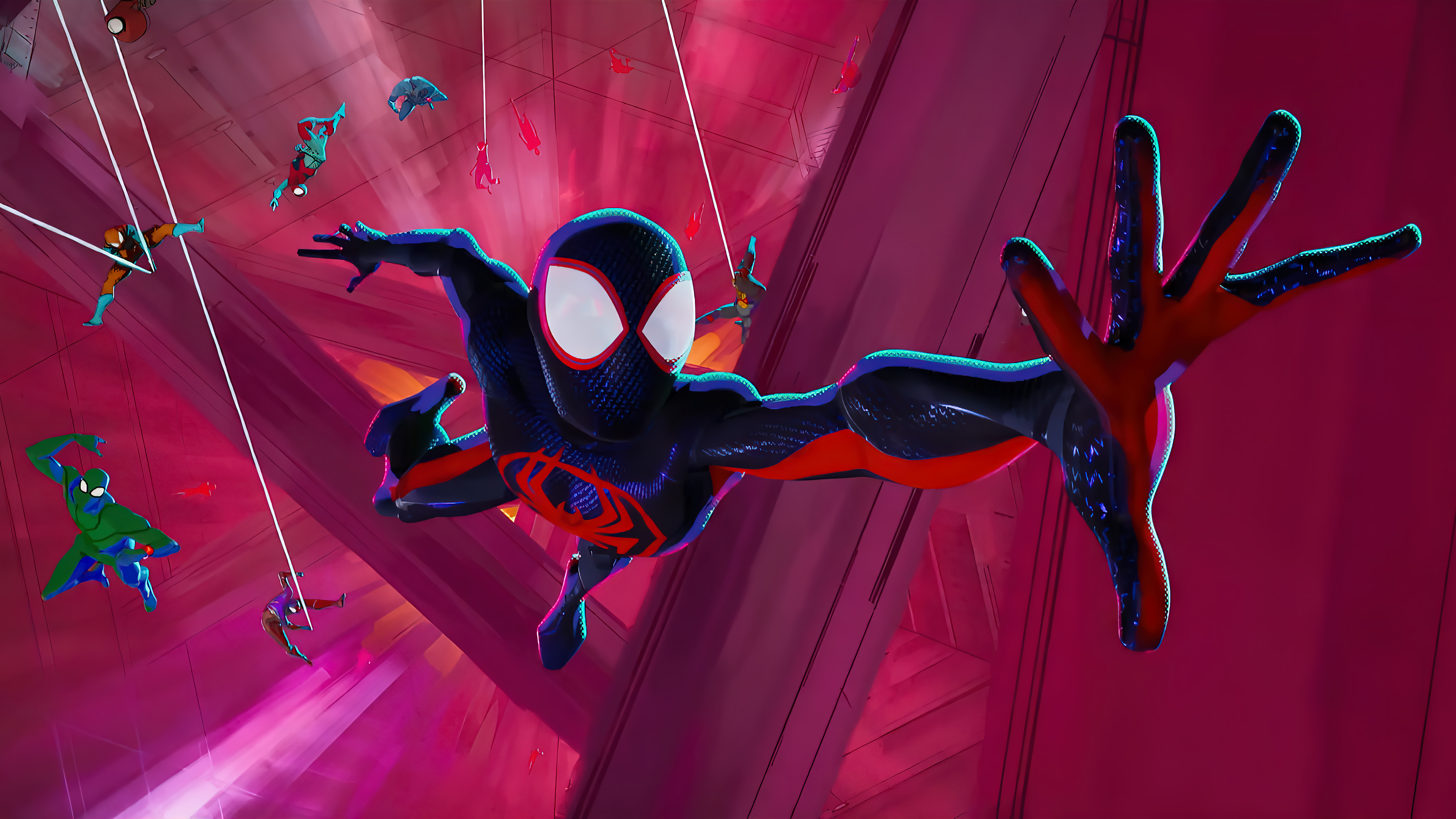 Swing Into Action: Spider Man Across The Spider Verse 4K Wallpaper For Your PC