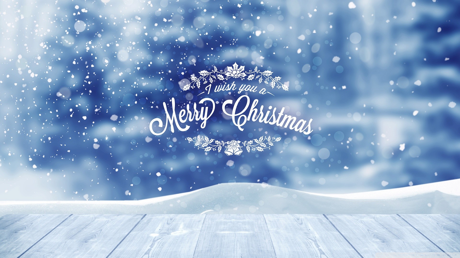 christmas wallpaper 1920x1080, blue, snow, sky, winter, text