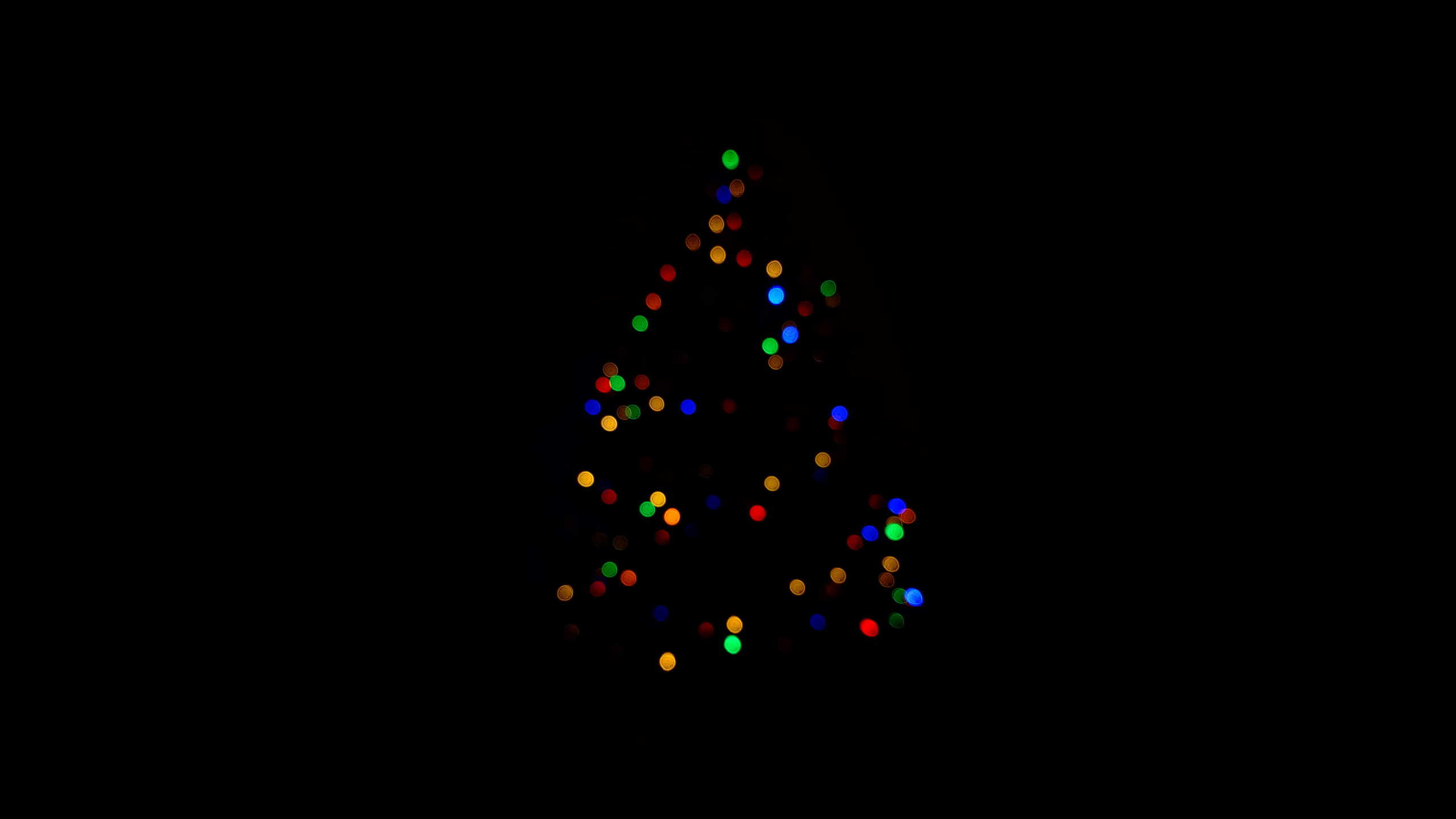 Christmas Tree Minimalism Dark 4k 1440P Resolution HD 4k Wallpaper, Image, Background, Photo and Picture