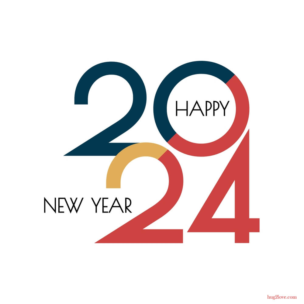 Happy New Year 2024 Background Image in HD