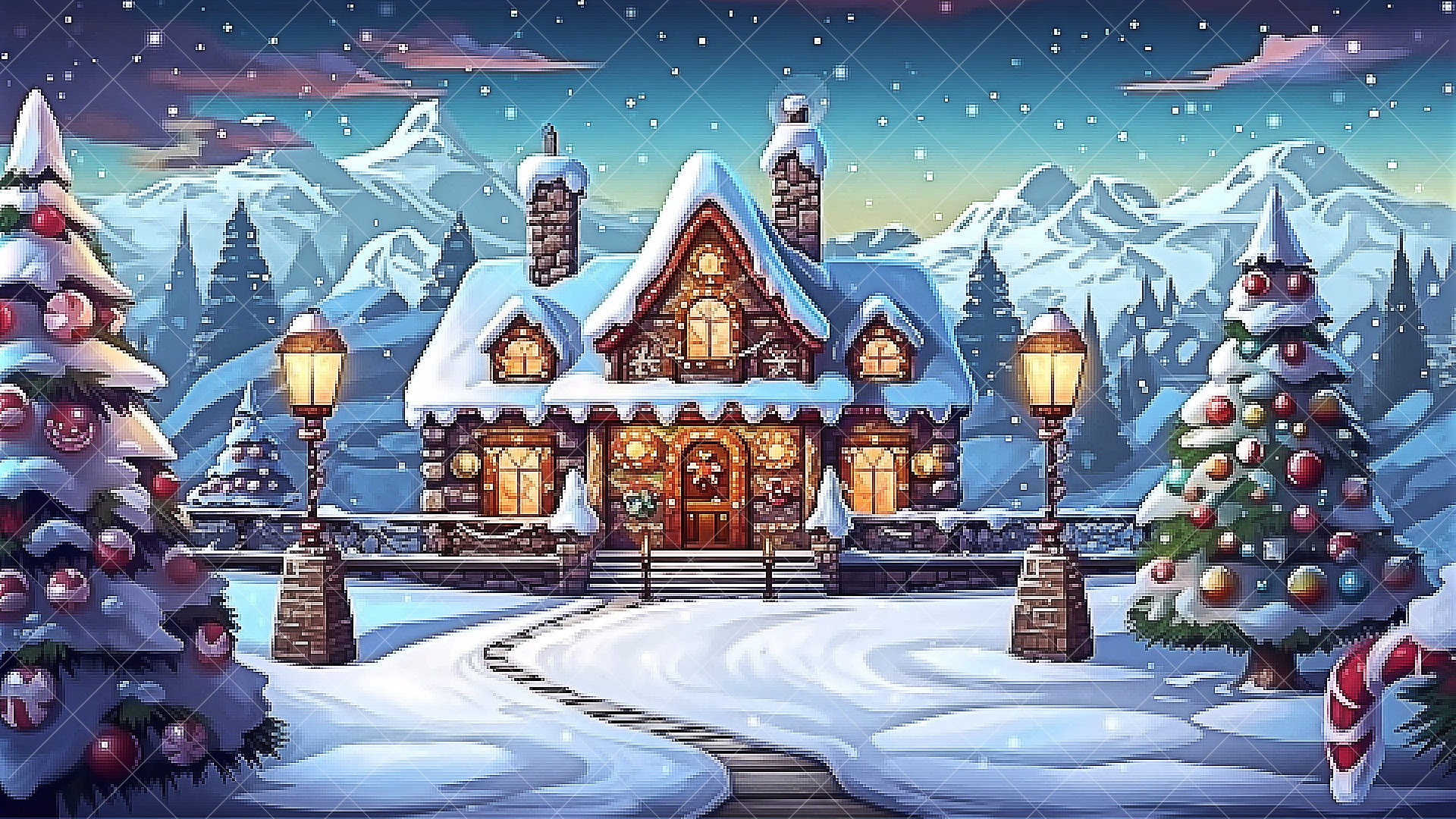 BACKGROUND Christmas 1 in 2D Assets