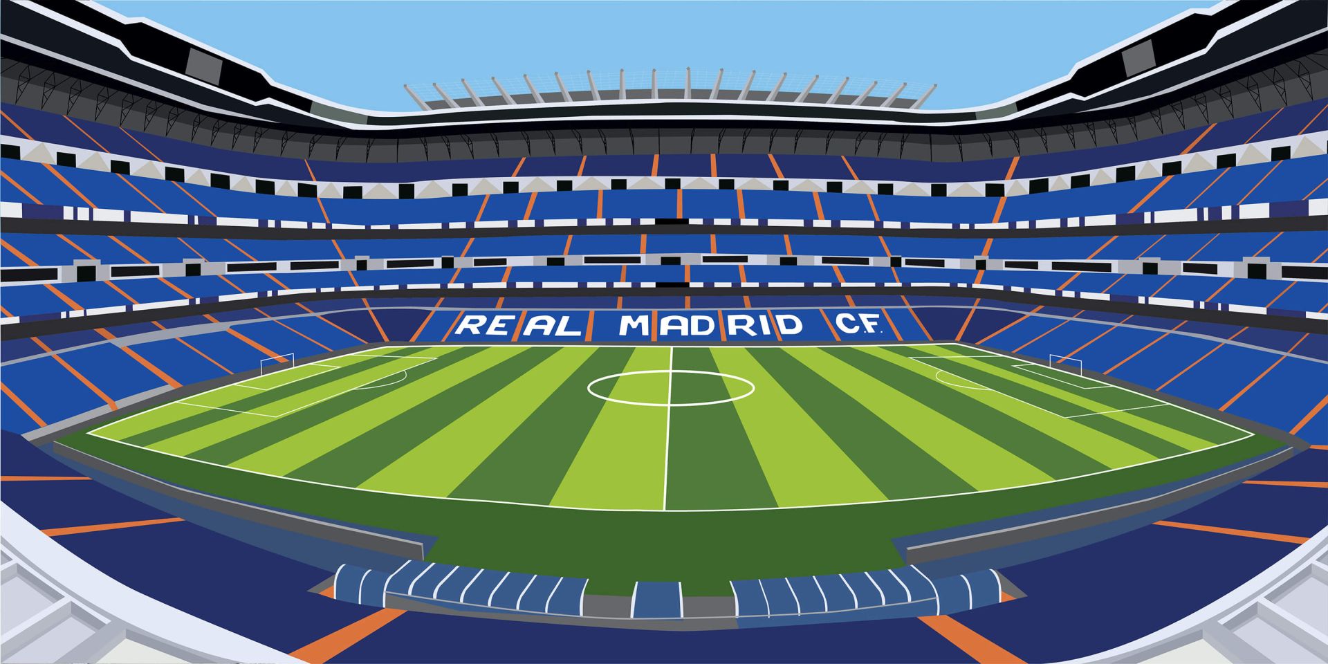 Estadio Santiago Bernabéu Madrid CF