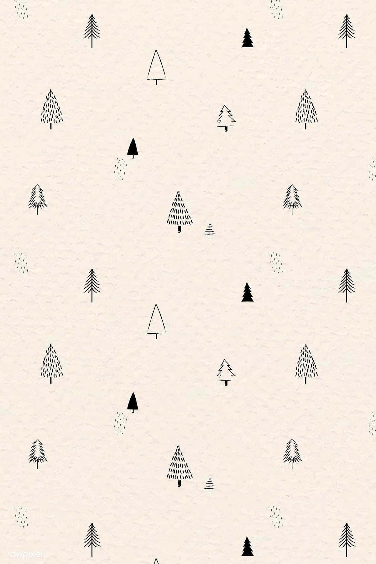 Download Celebrate the holiday season with a cute and simple Christmas. Wallpaper
