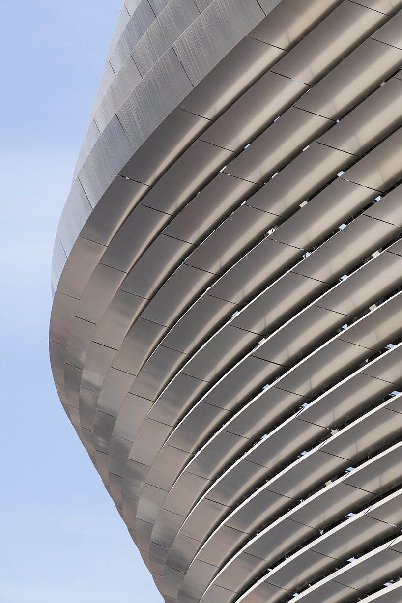 construction progress of real madrid's santiago bernabeu stadium