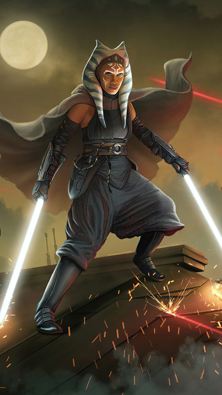Ahsoka Tano 4k iPhone 6, iPhone 6S, iPhone 7 HD 4k Wallpaper, Image, Background, Photo and Picture