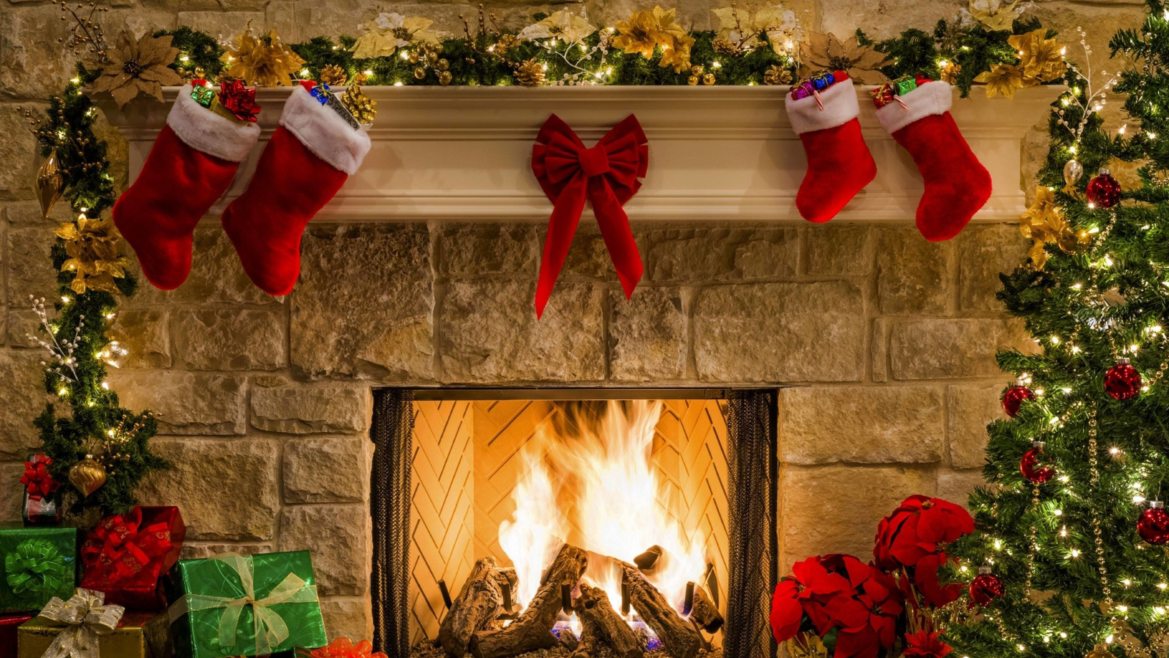 4K Fireplace Desktop Wallpaper 47641