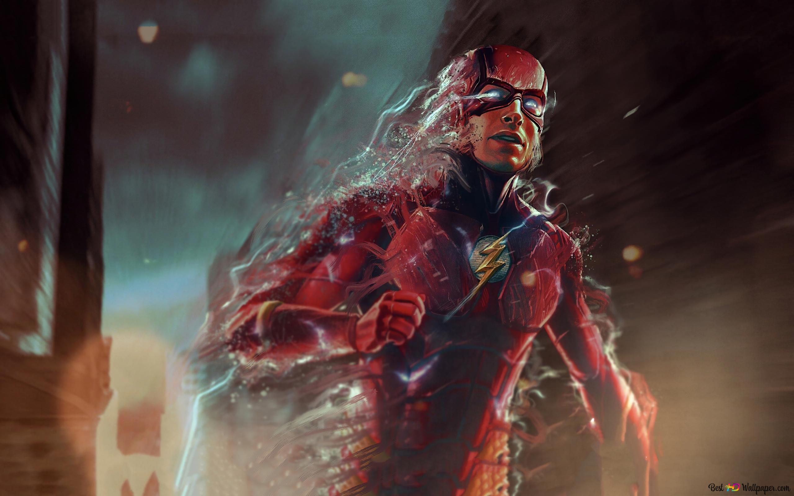 Flash DC Superhero 4K wallpaper download