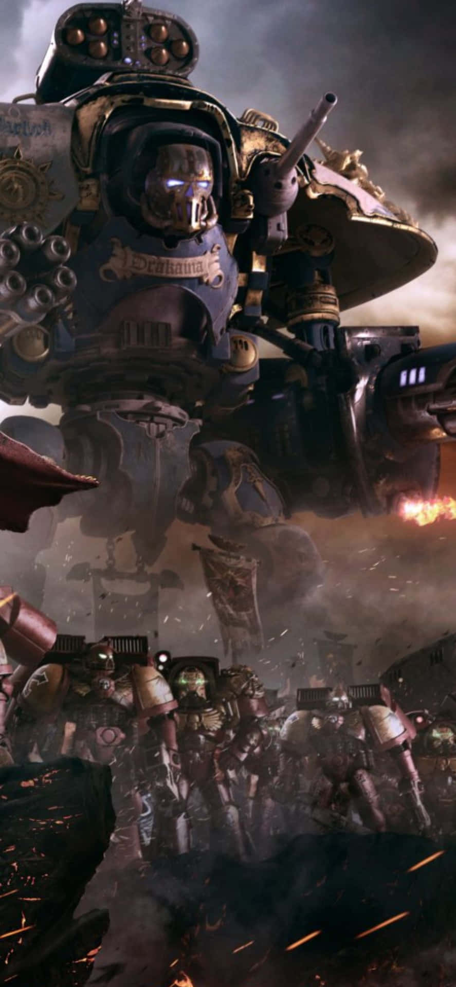 iPhone Xs Dawn Of War Iii Background