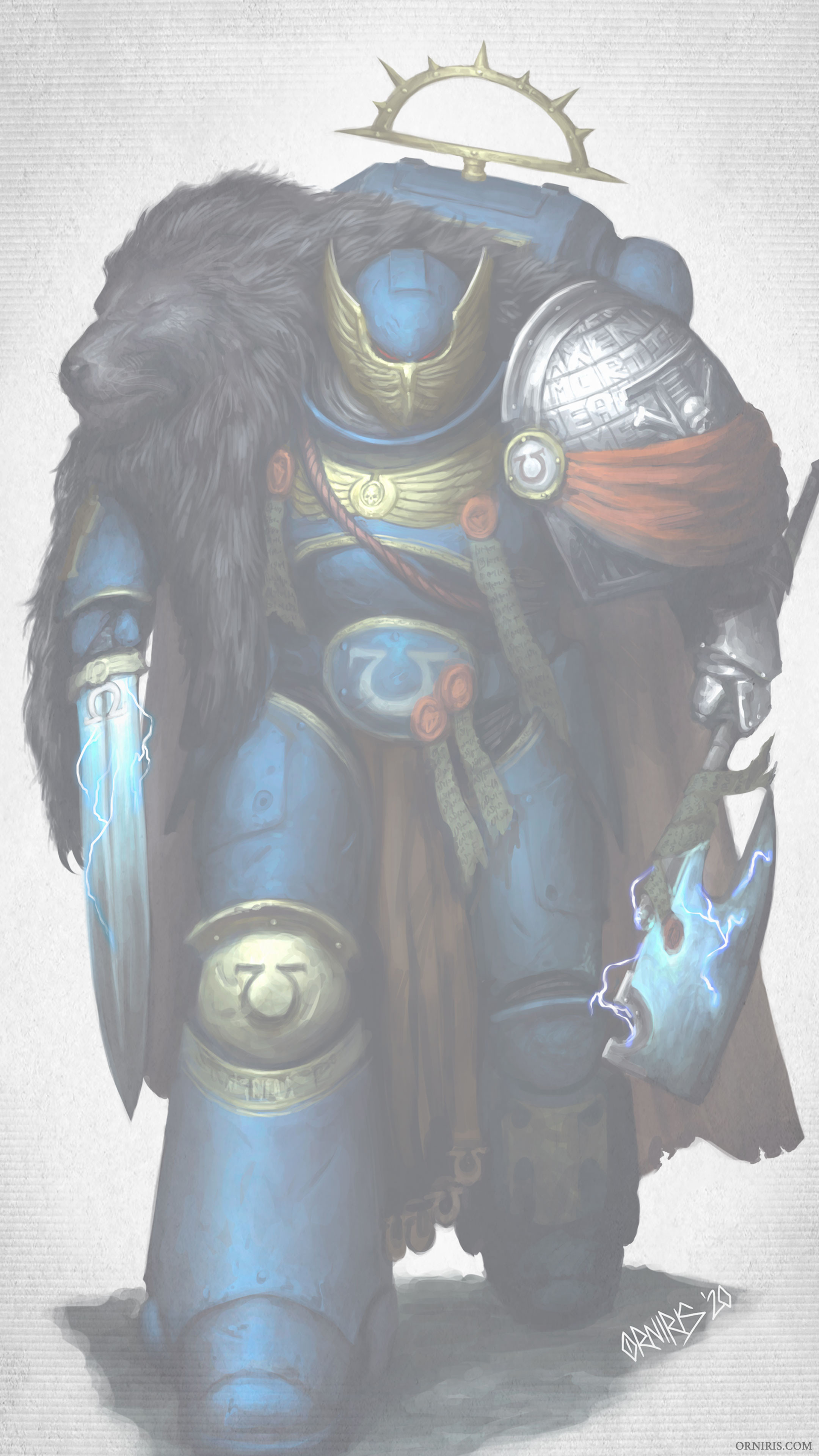 Orniris Terensi Black Lion, Ultramarines 40,000 Fan Art