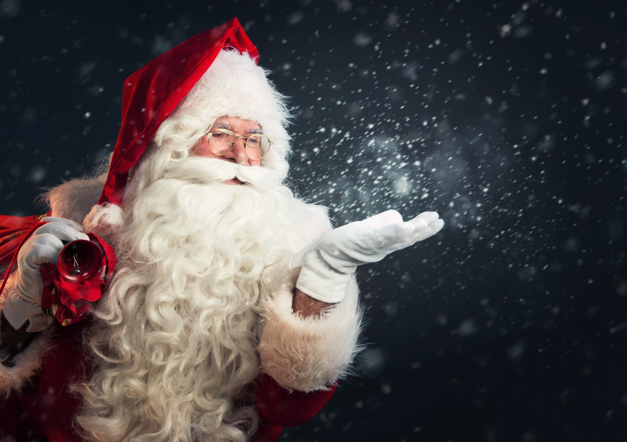 Santa Holiday Christmas HD Wallpaper