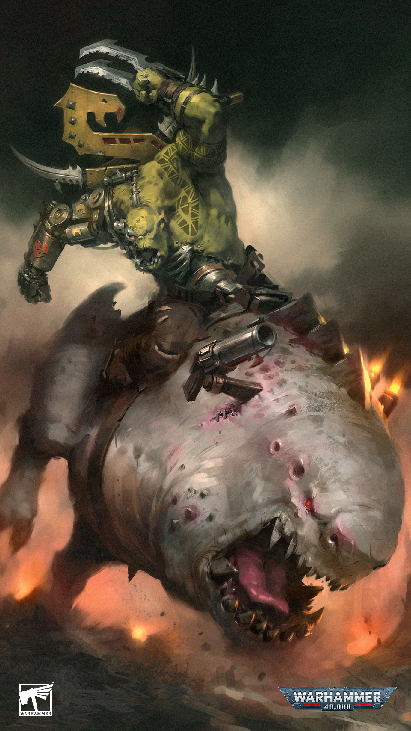 Download These Ded Snazzy Wallpaper From Codex: Orks For Free