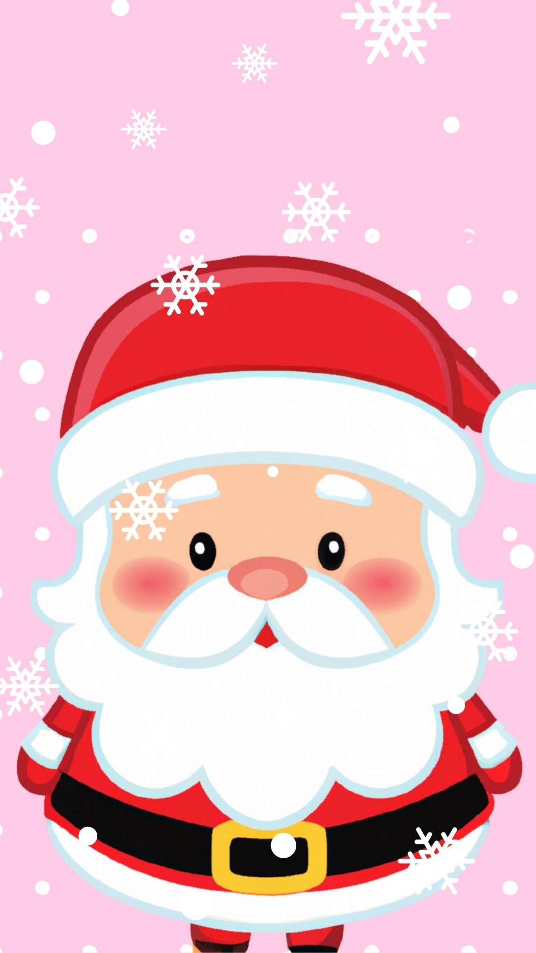 Merry and Bright: Pink Christmas Phone Wallpaper Cici Joy