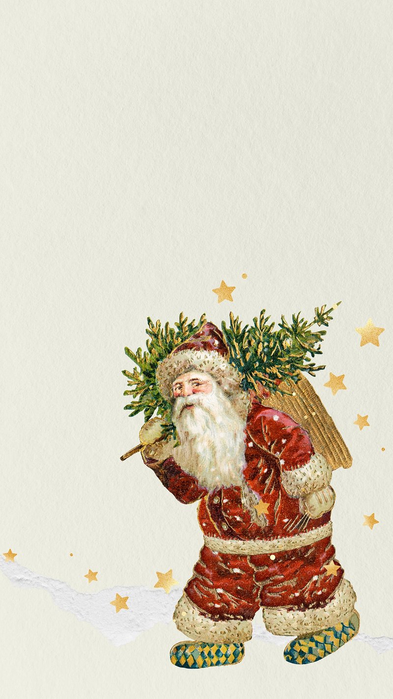 Wallpaper Phone Santa Claus Image Wallpaper