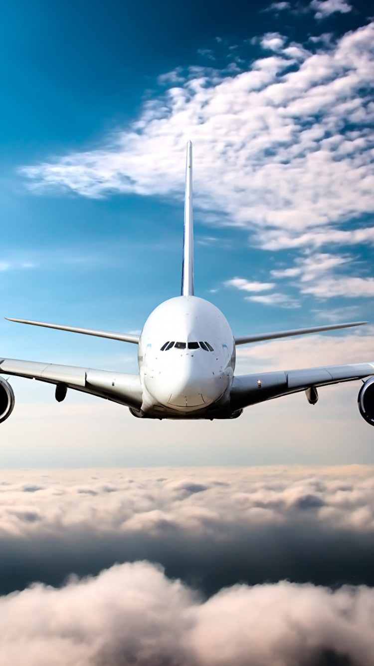 Download wallpaper 750x1334 airplane