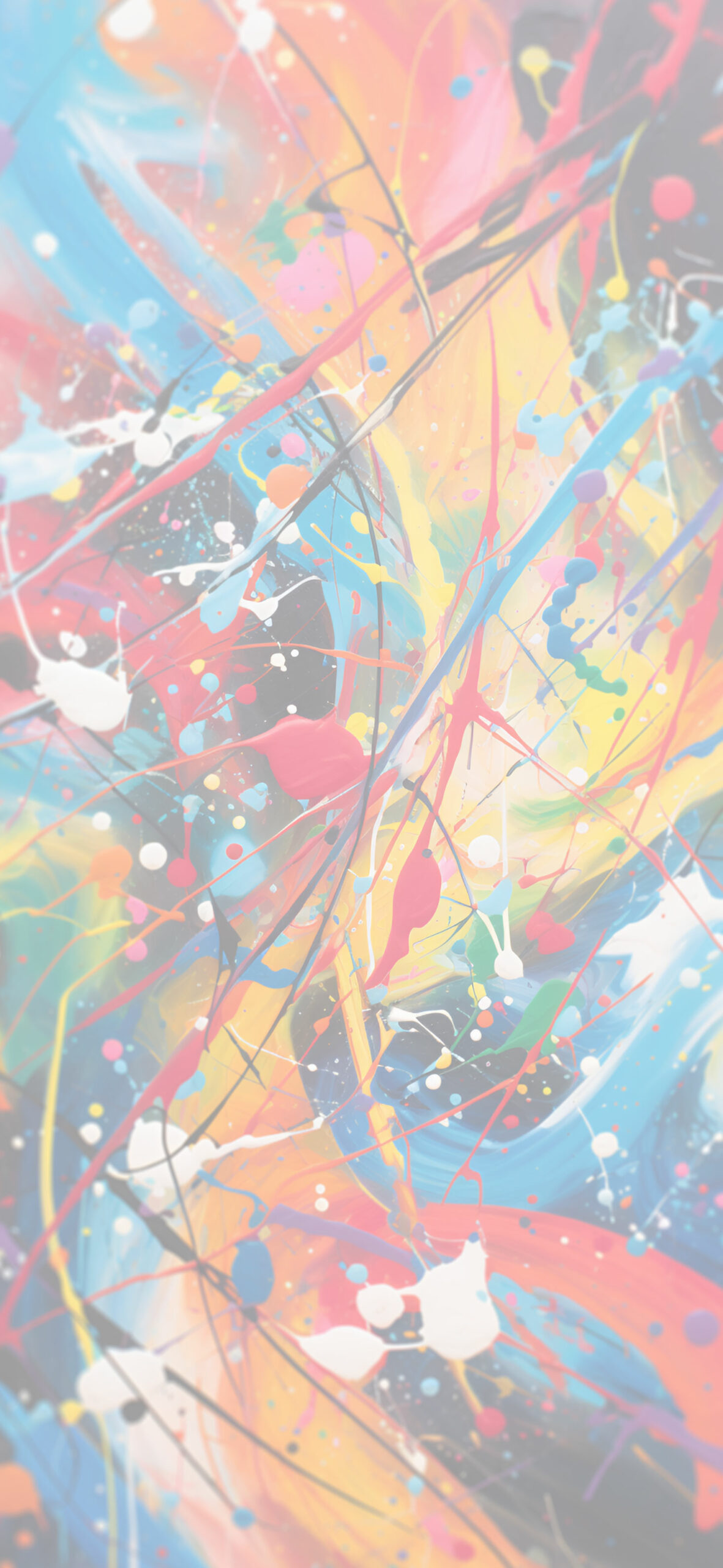 Colorful Oil Paints Abstract Wallpaper