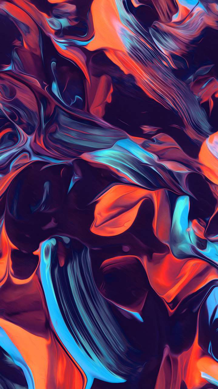 Oil Paint Artwork iPhone Wallpaper