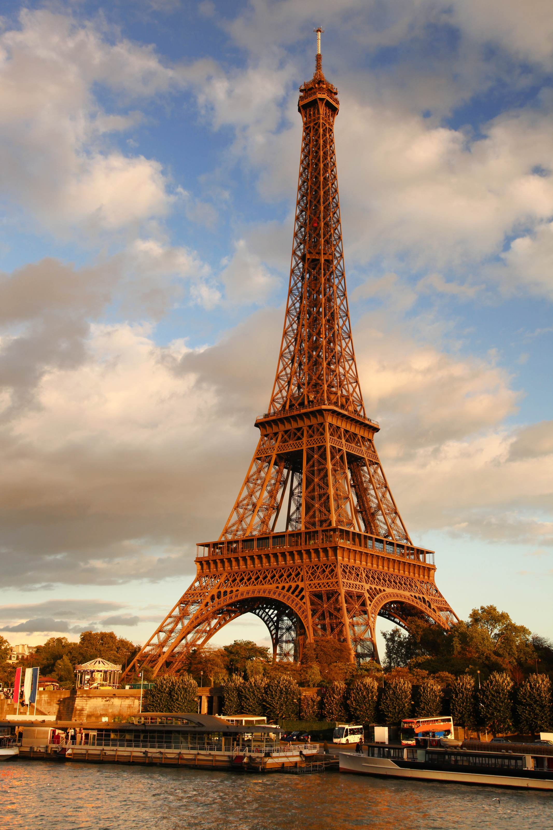Eiffel Tower In Paris, France Mural
