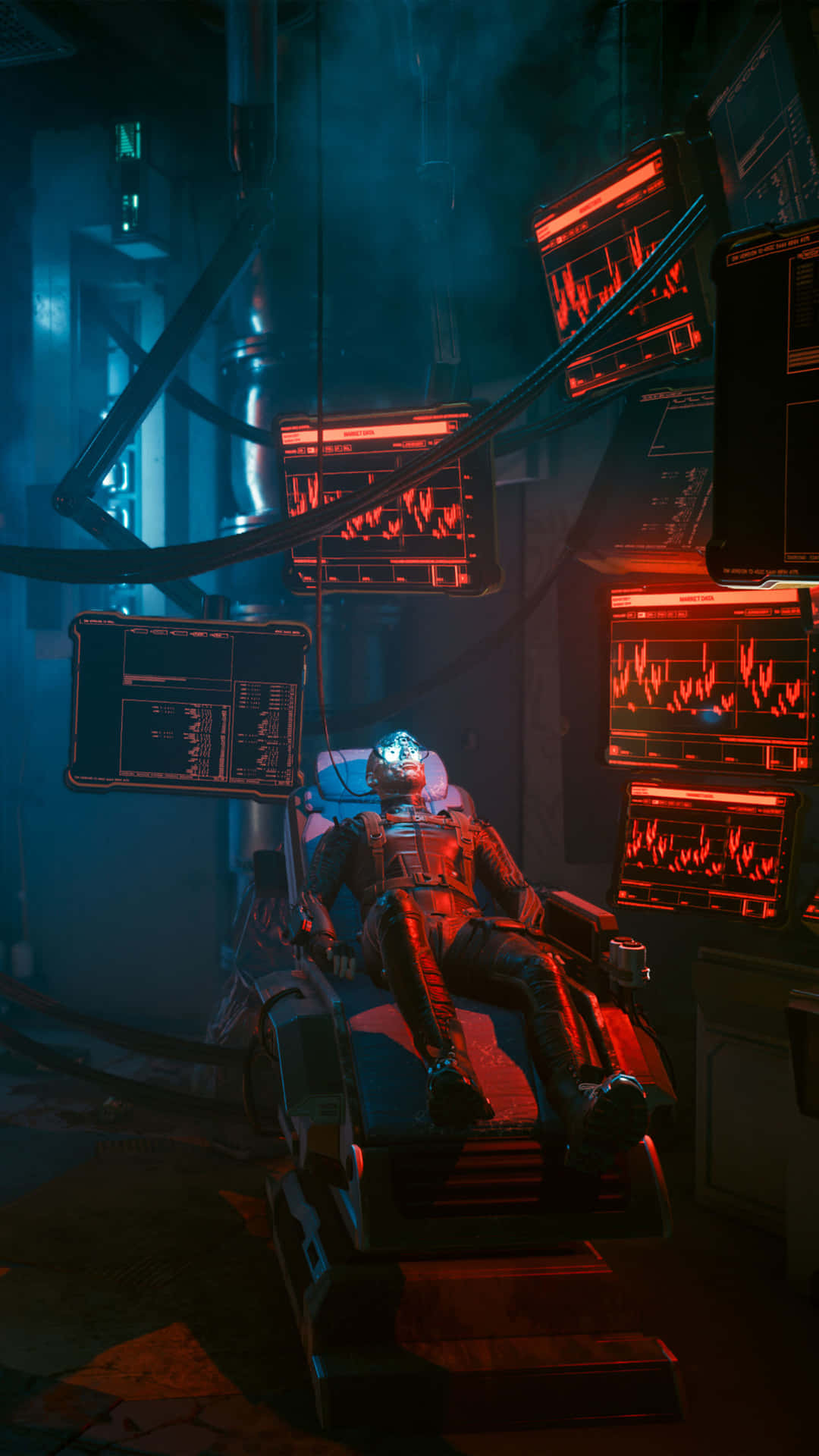 Download Pixel 3 Cyborg Cyberpunk 2077 Background