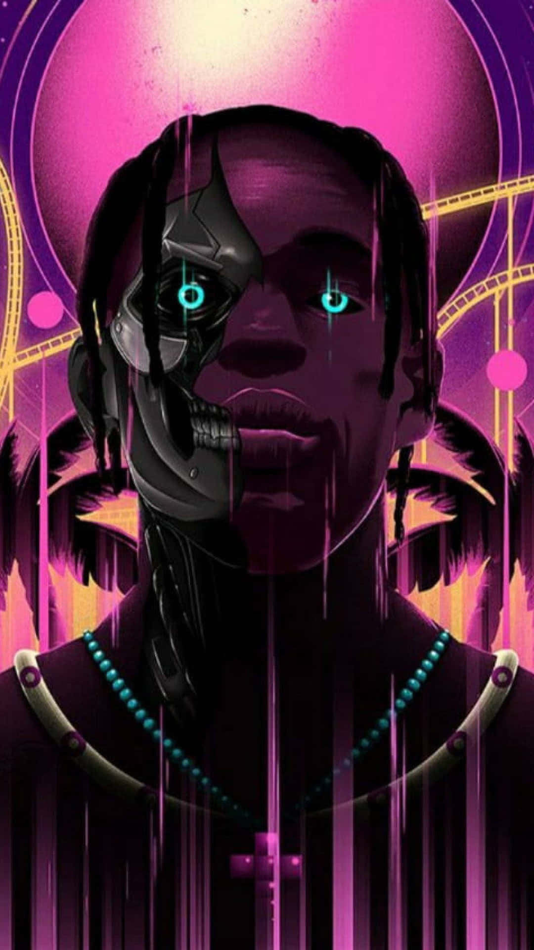 Download Cyborg Default Pfp Aesthetic Wallpaper