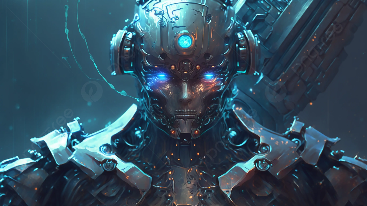 Robot Sci Fi Cool Background, Robot