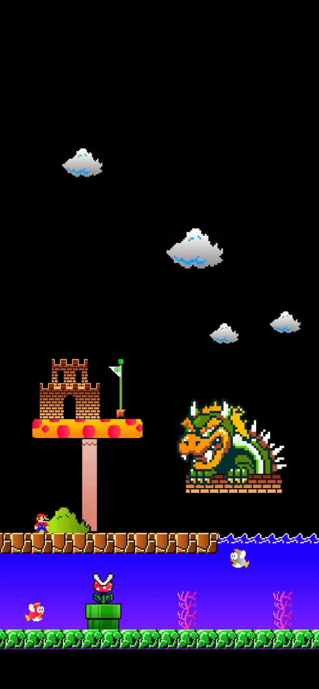 Super Mario Brothers Lockscreen Wallpaper