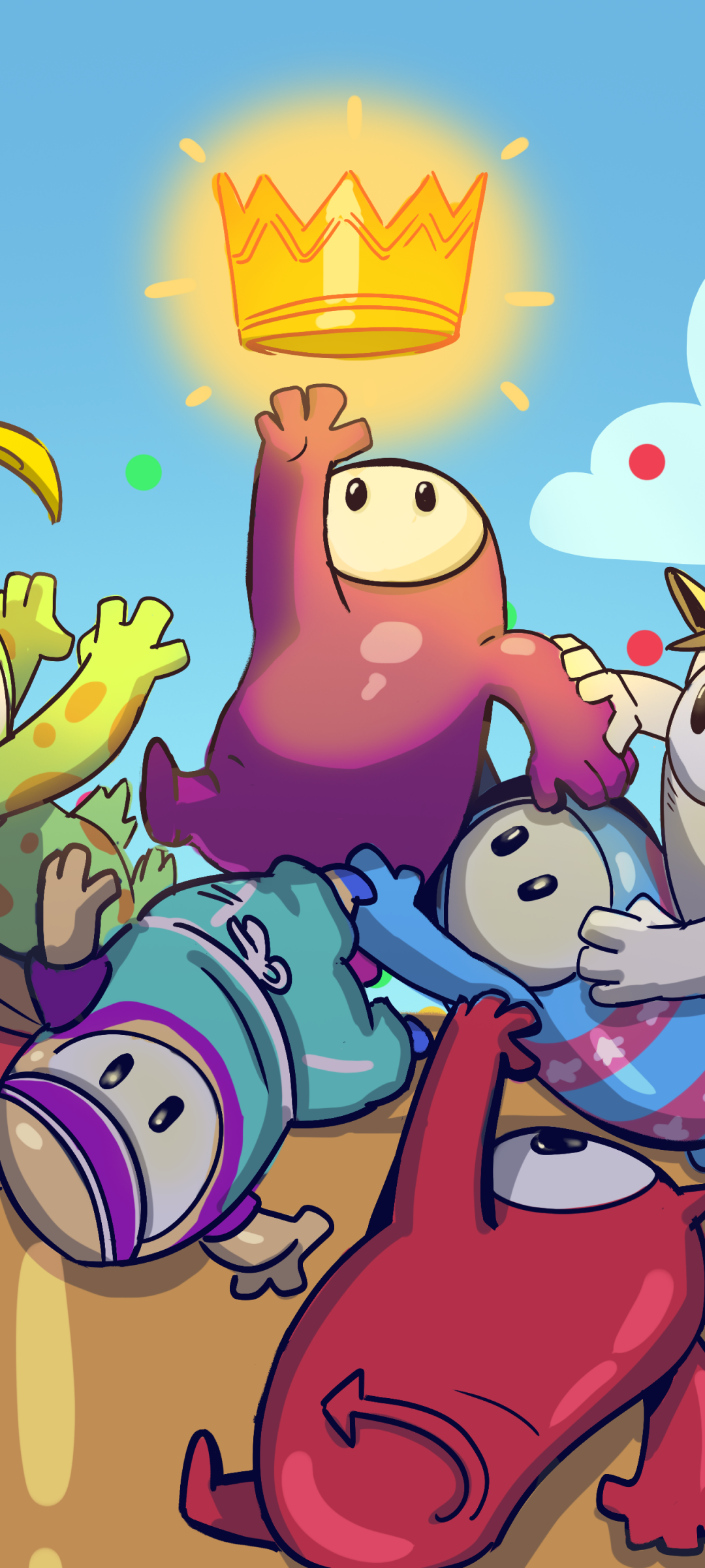 Fall Guys Phone Wallpaper