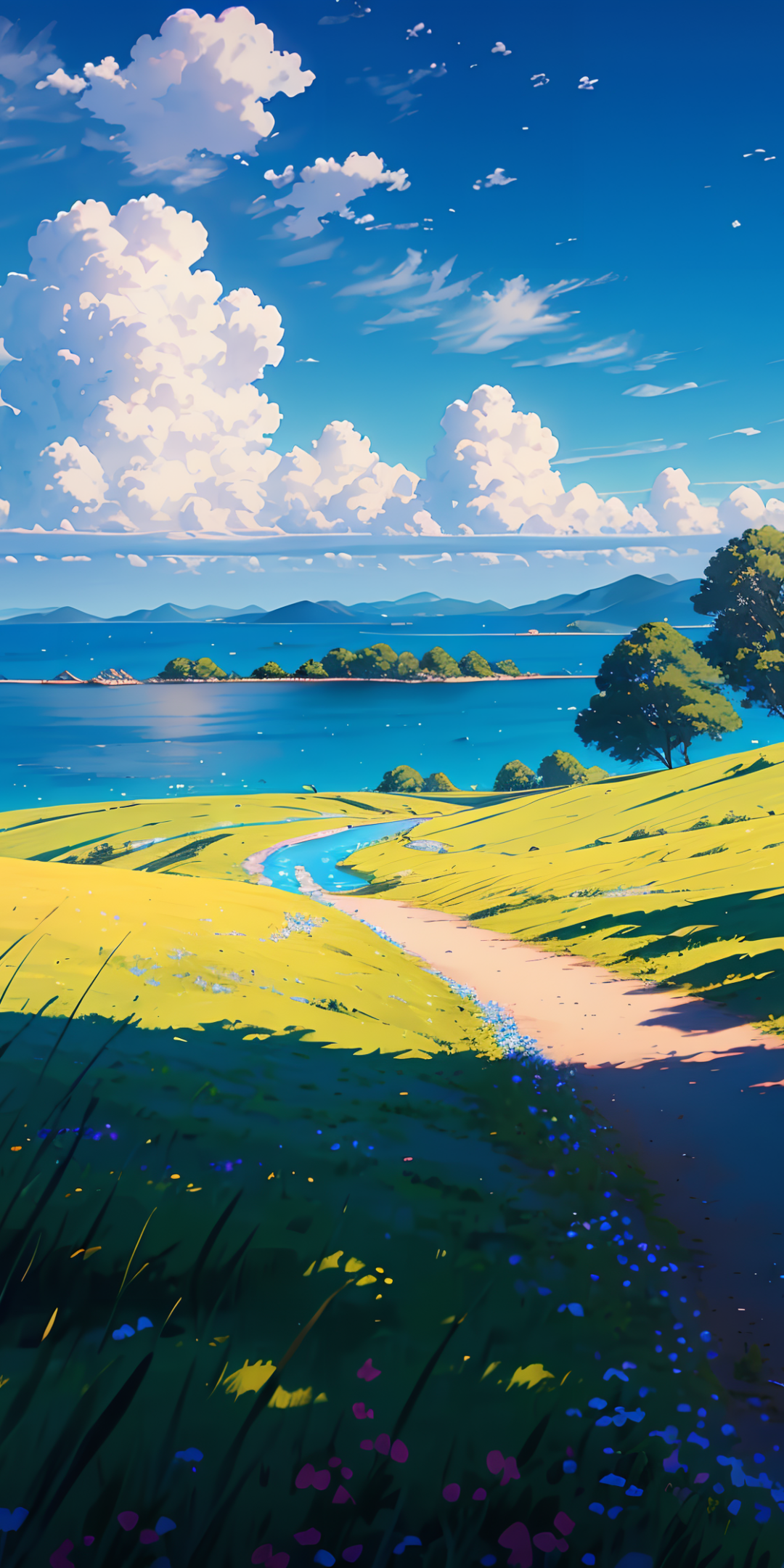 Anime Landscape Phone Wallpaper