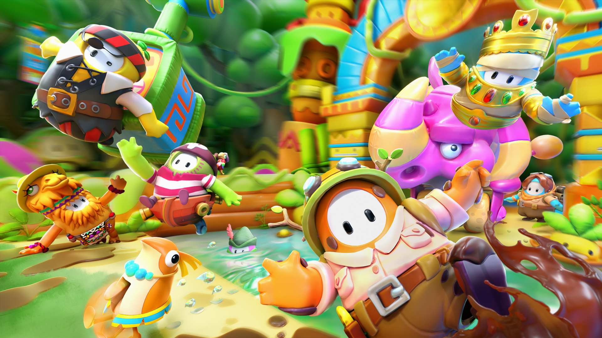 Download Video Game Fall Guys HD Wallpaper