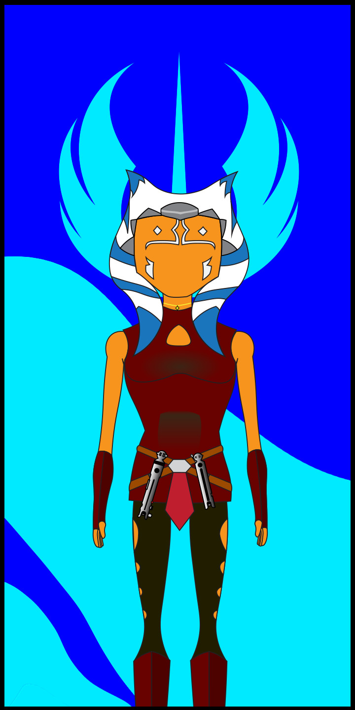 Ahsoka Vector Wallpaper