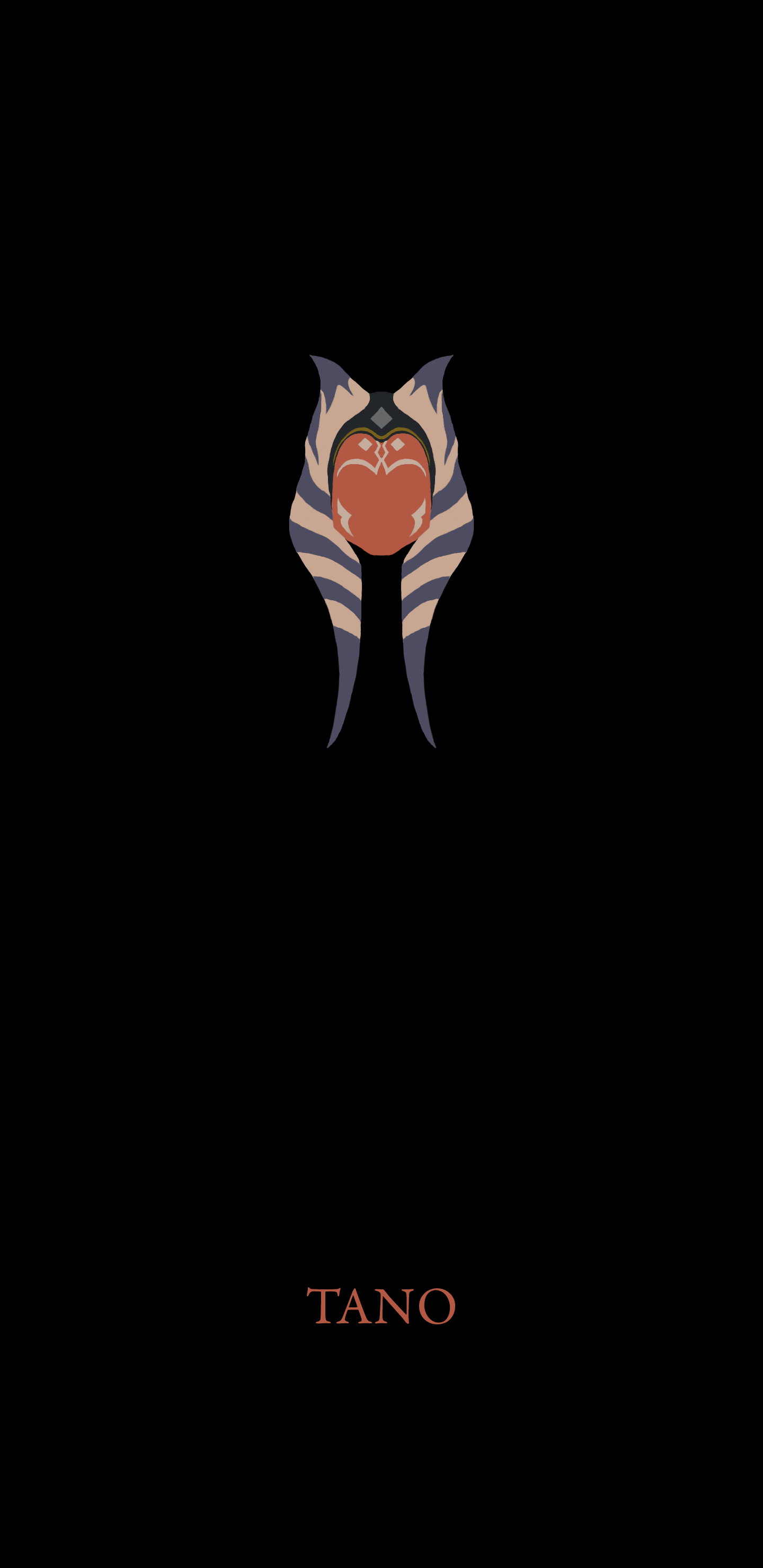 Minimalist Ahsoka Tano (Season 7 Design) [1440x2960]