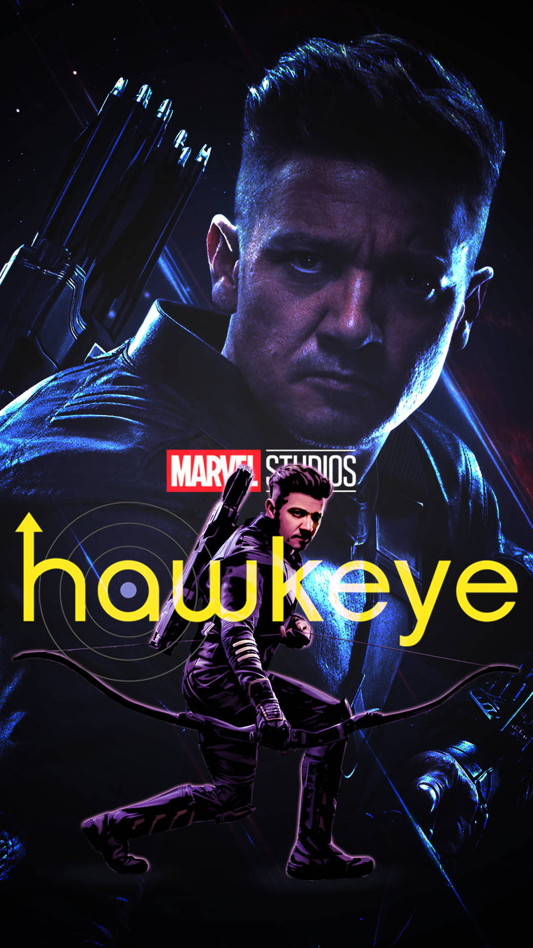 Download Disney Plus Hawkeye Poster Wallpaper