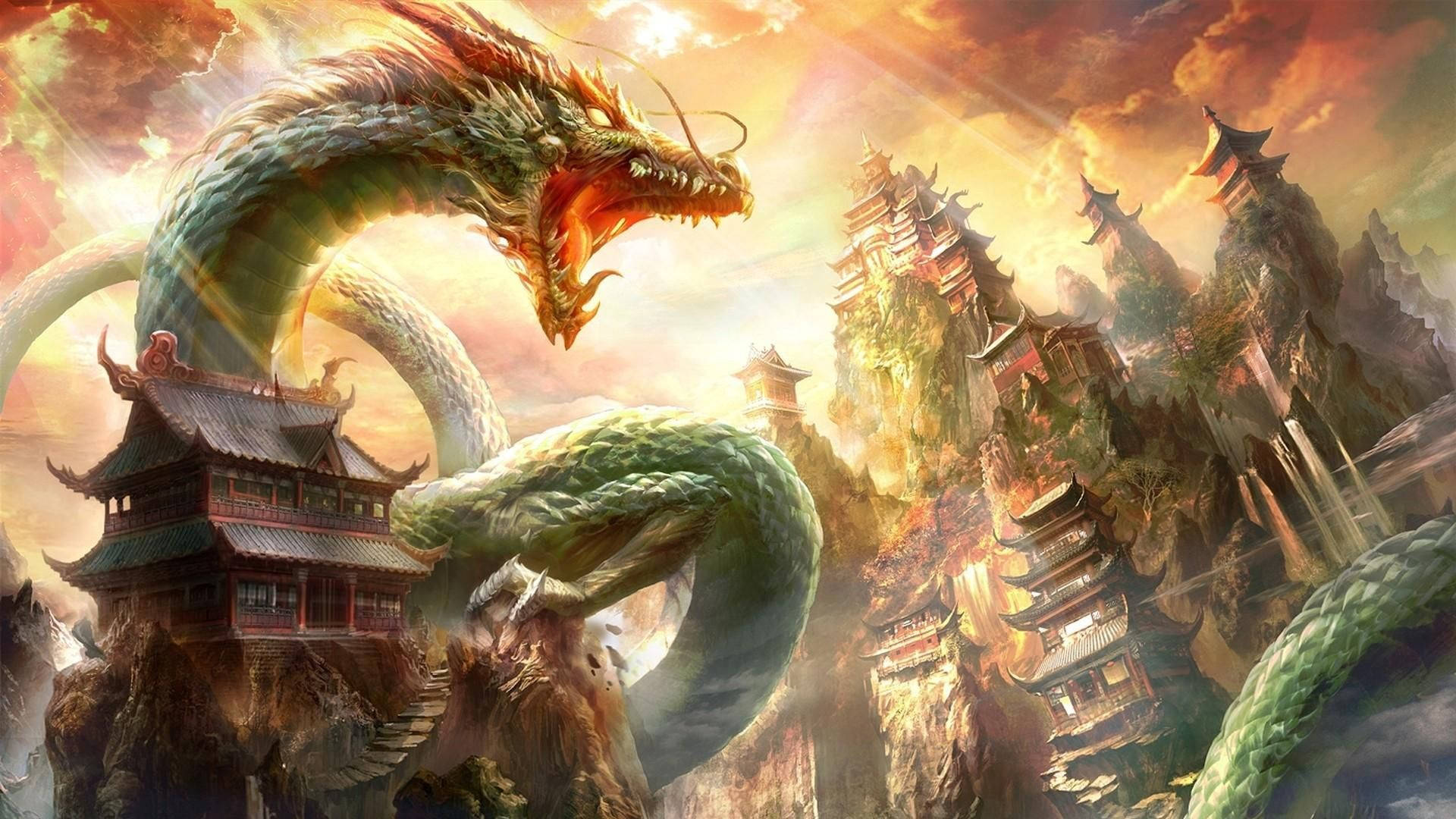 Chinese Dragon Wallpaper