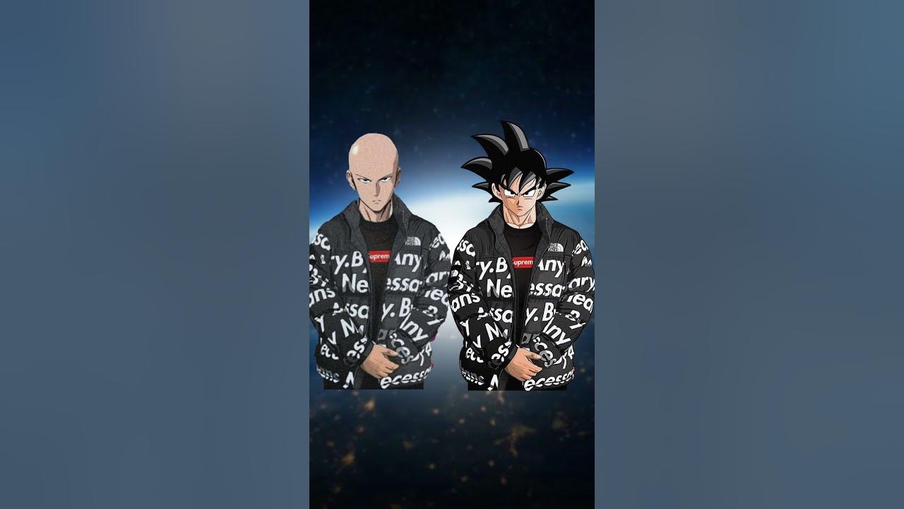 Drip saitama and Drip Goku vs Anime