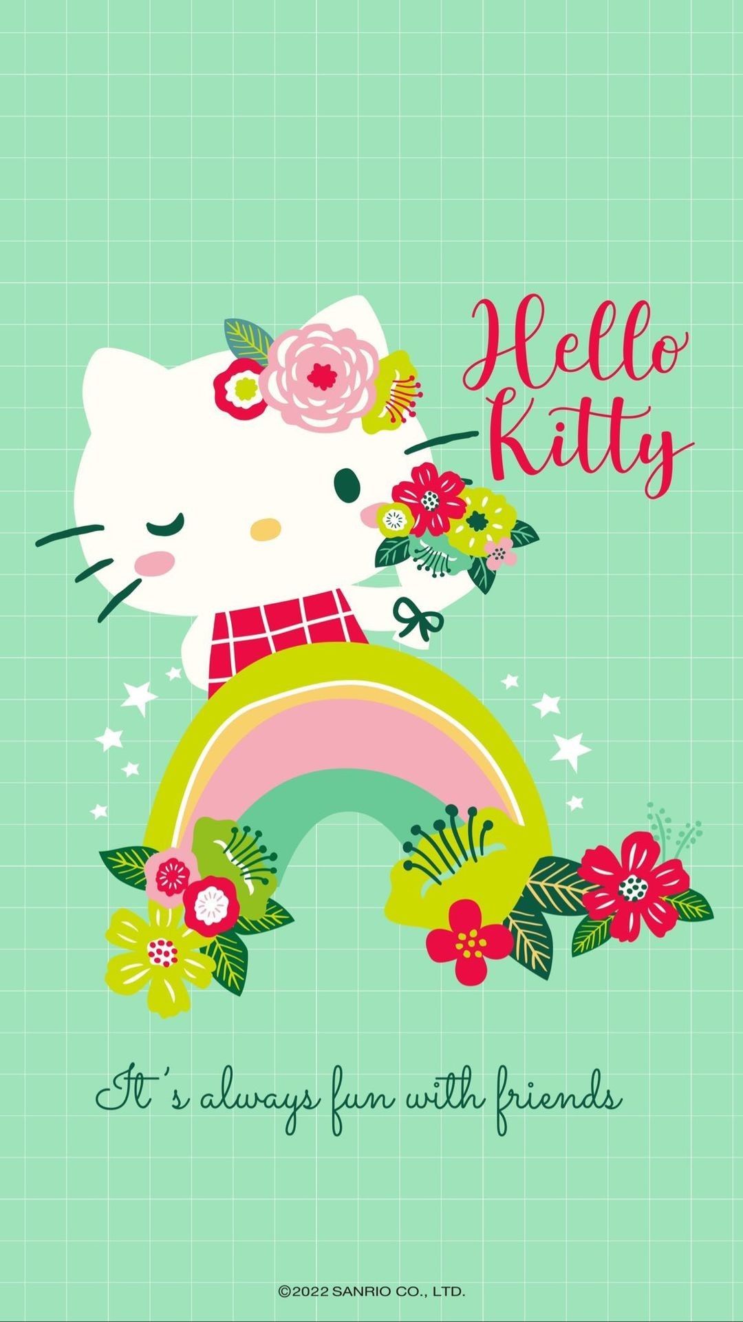 It's always fun with friends. Hello kitty shop, Hello kitty wallpaper, Sanrio hello kitty
