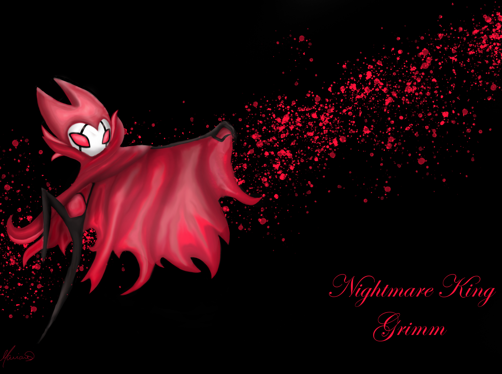 Hollow Knight - Nightmare King Grimm Minimal Vector | Sticker