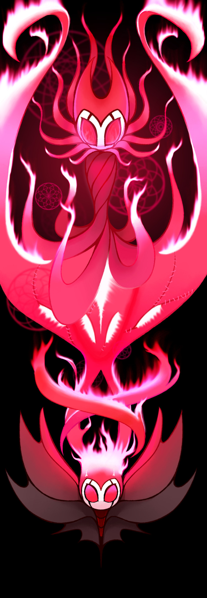 i WW A L 1JV / Hollow Knight - Игры - Troupe Master Grimm - Grimmchild - Игровой арт - Nightmare King Grimm