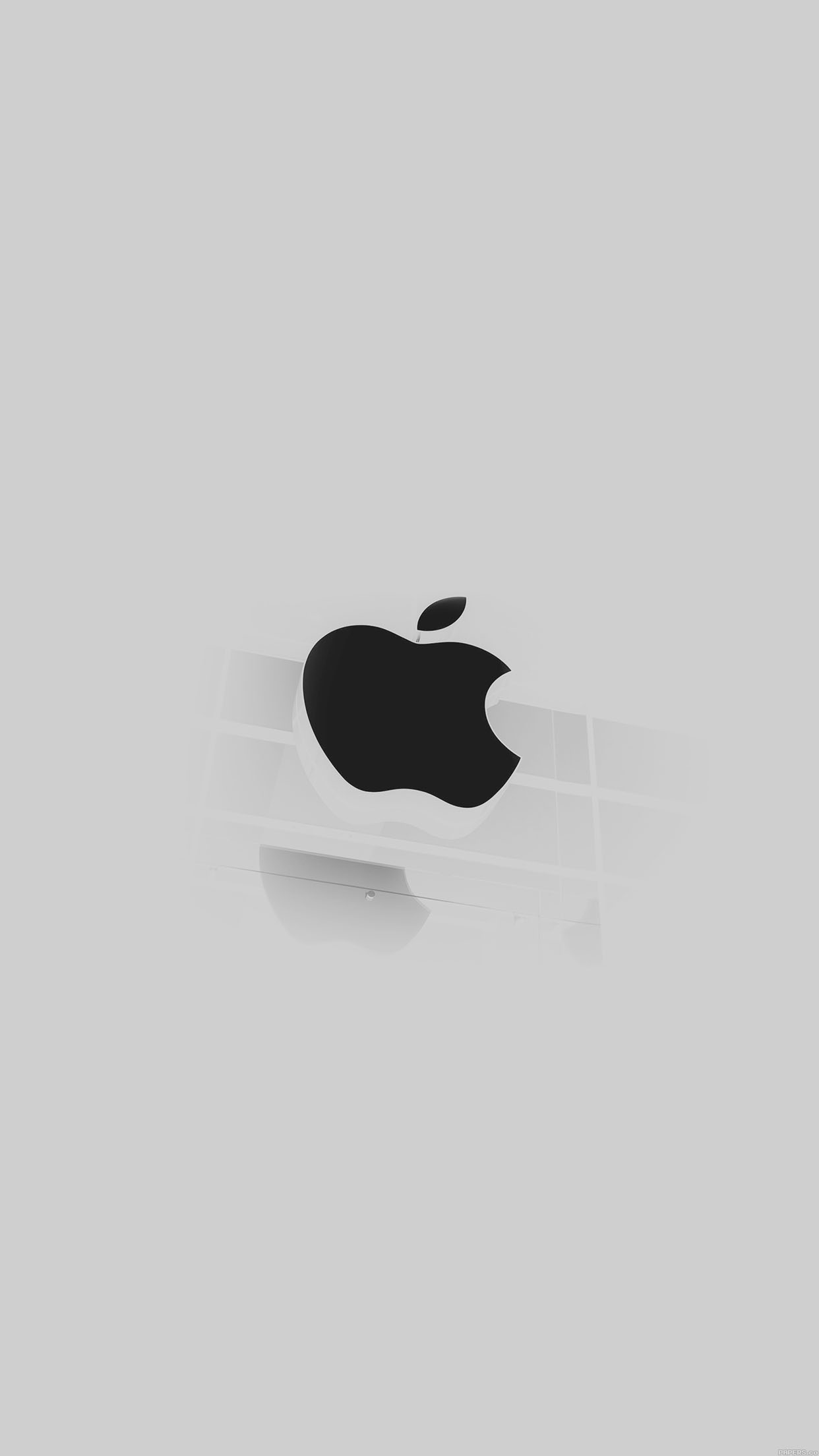 iPhone 6 Wallpaper apple logo glass white iphone6 ready