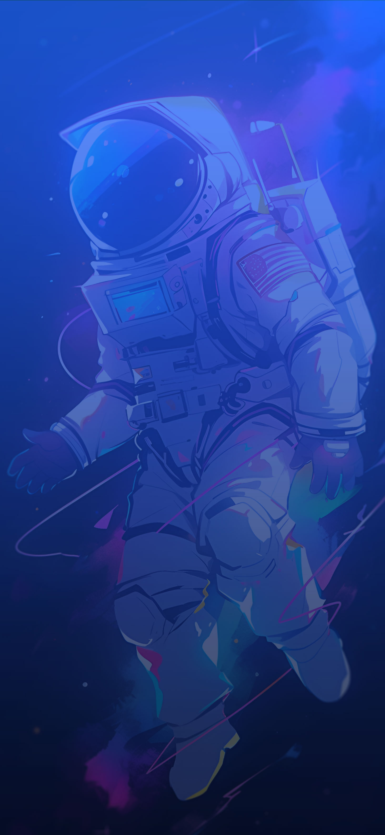 Astronaut in the Space Trippy Wallpaper Surreal Wallpaper