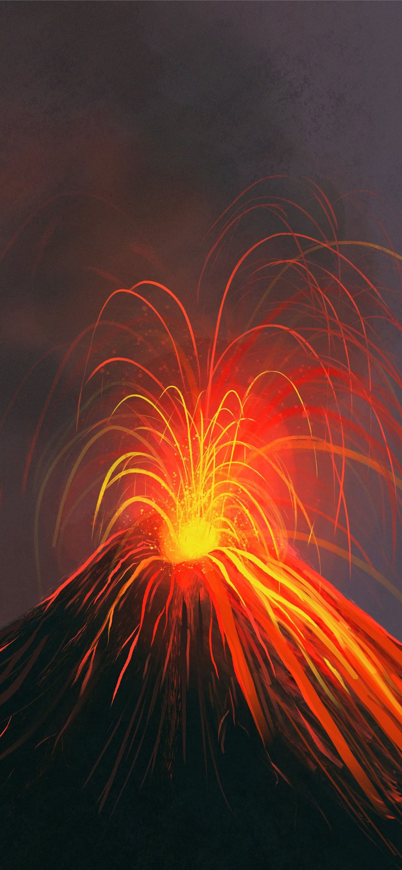 Best Volcano iPhone HD Wallpaper