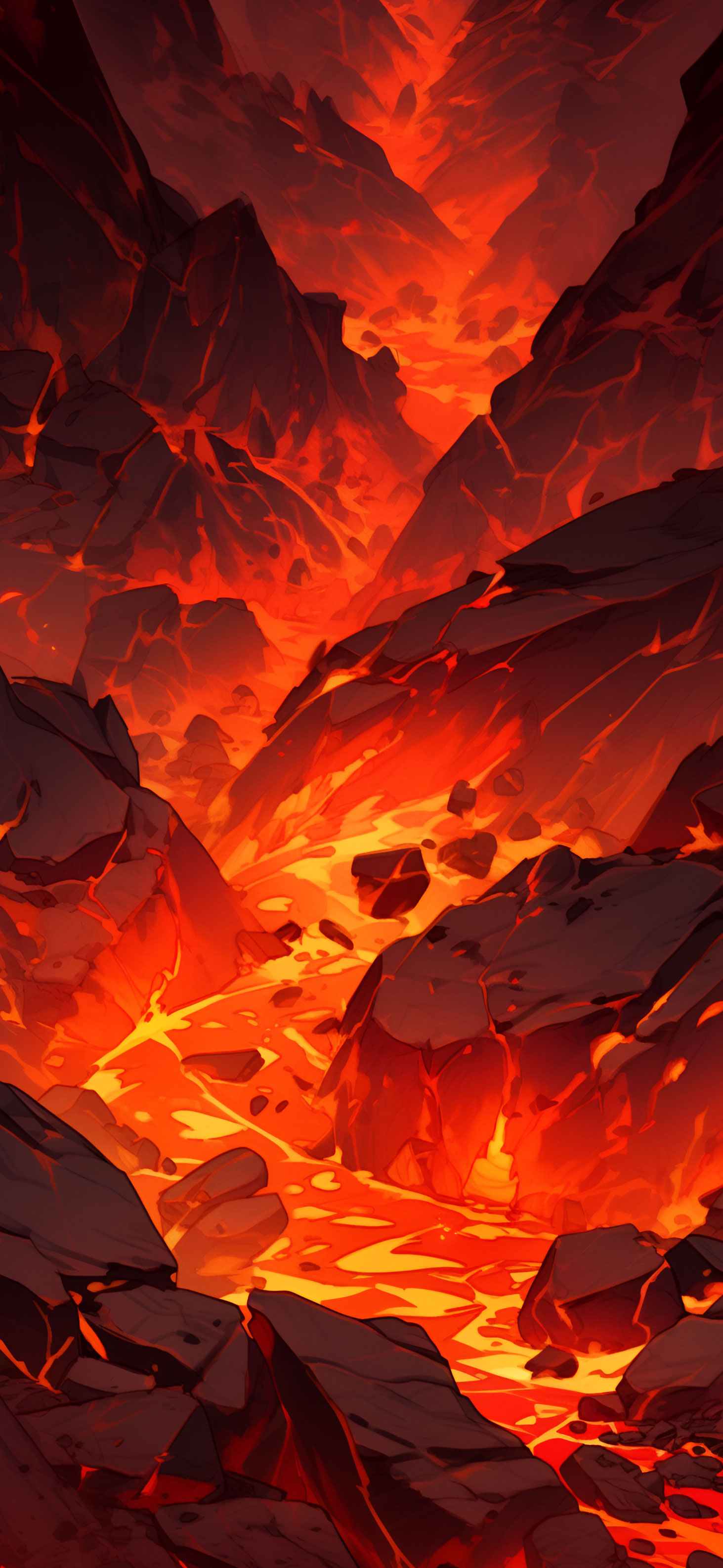 Swift Lava Flow Captivating Wallpaper Nature Wallpaper 4K