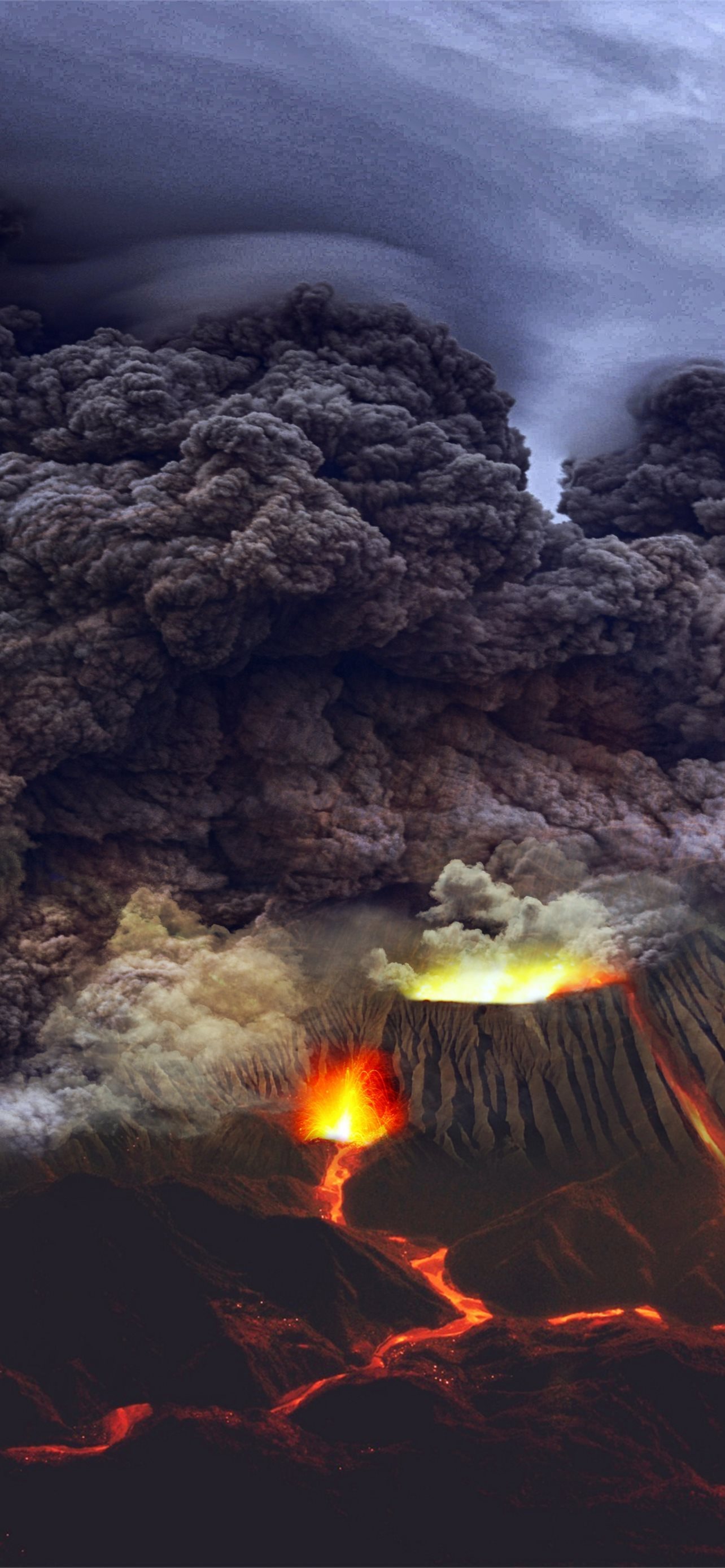 Best Volcano iPhone HD Wallpaper