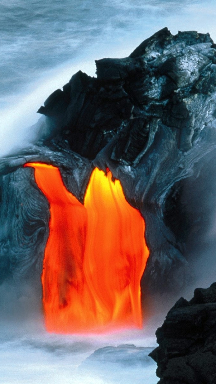 Volcano Phone Wallpaper