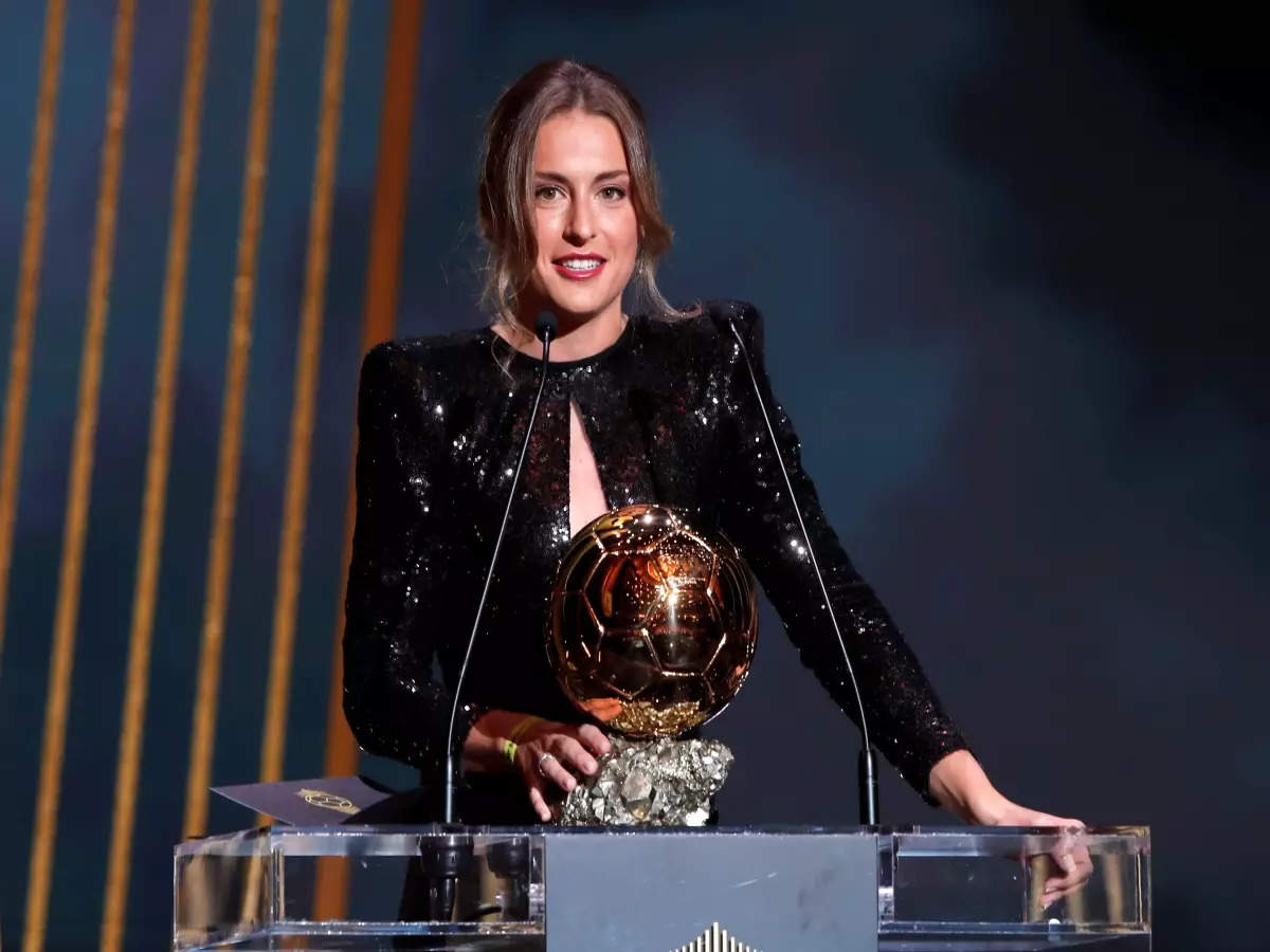 Ballon d'Or 2021: Alexia Putellas crowned women's winner, see picture of Barcelona midfielder lifting the famous trophy