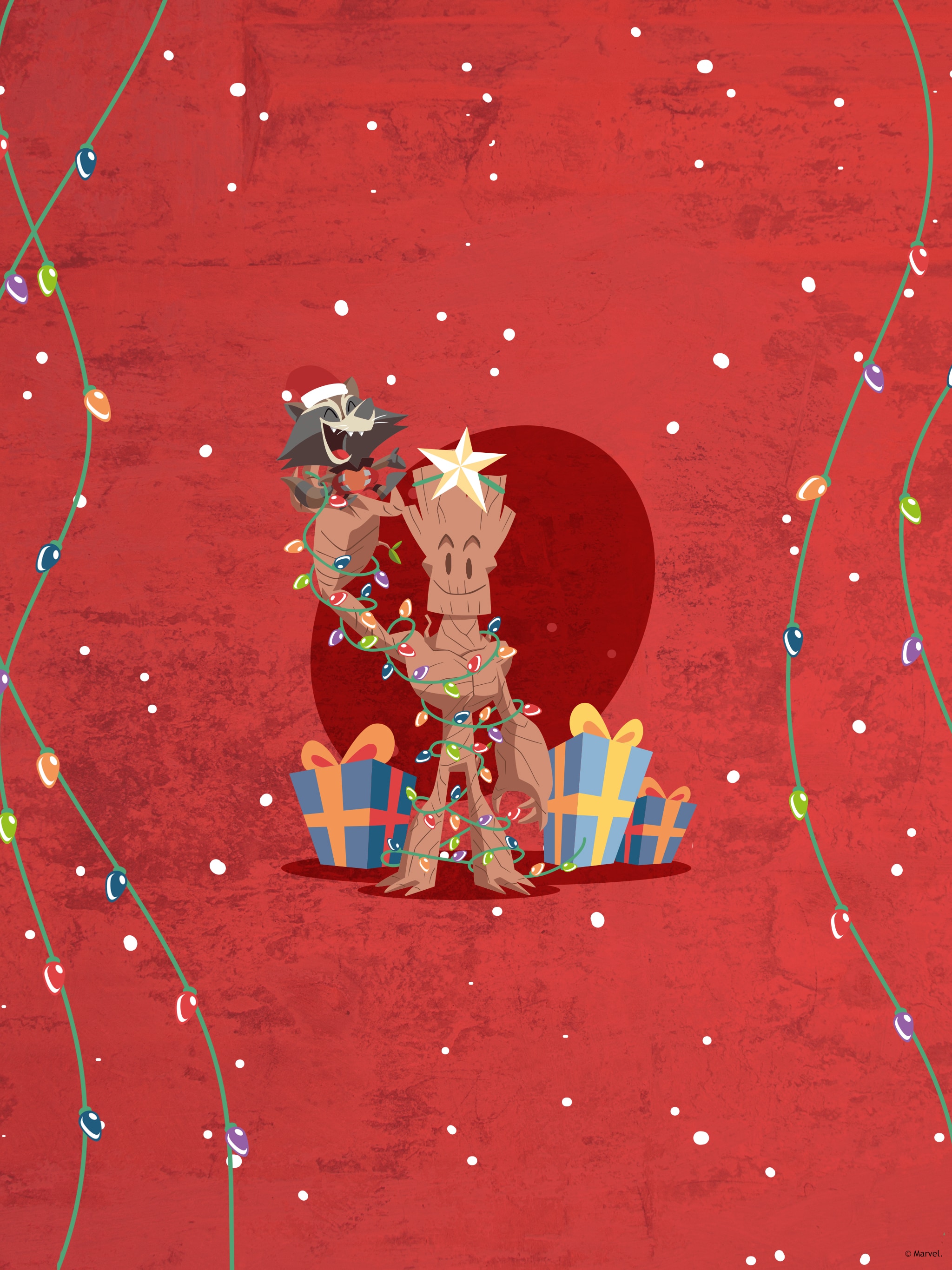 Marvel Holiday Wallpaper