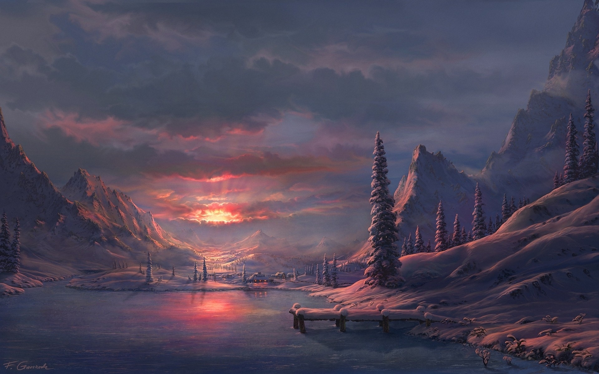 Artistic Winter HD Wallpaper