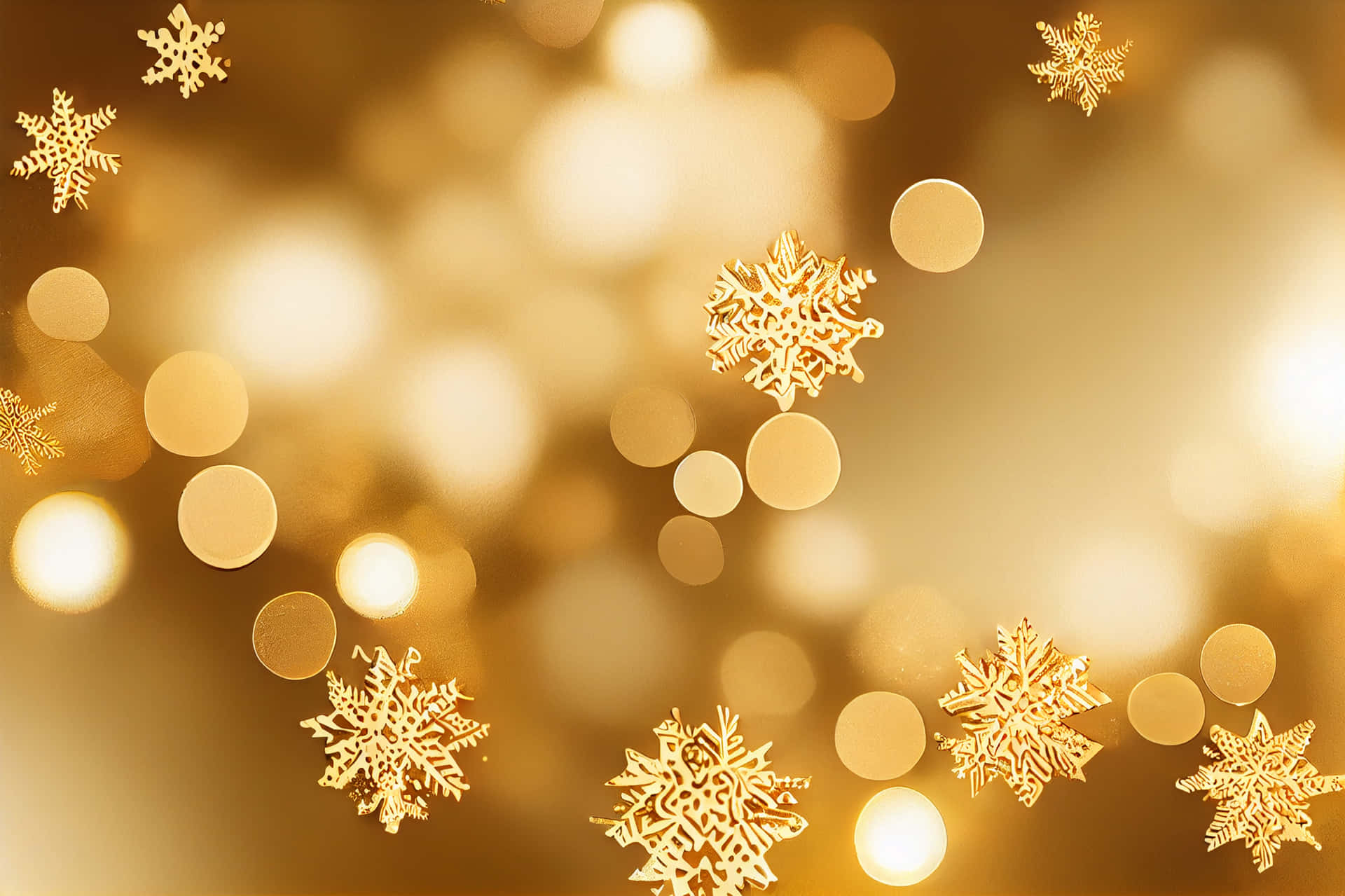 Gold Christmas Wallpaper